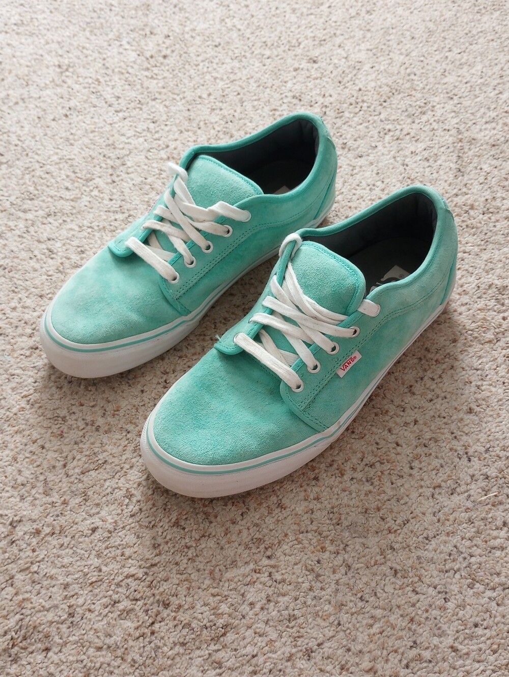 Turquoise Blue Vans Ultra Cushion Size 11 Sneakers